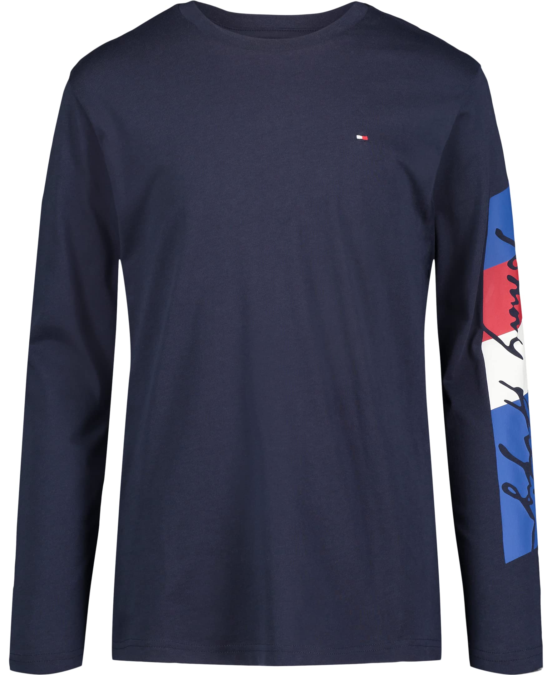 Tommy Hilfiger Boys' Long Sleeve Crew Neck T-Shirt